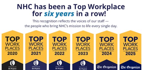 top_workplace_6 NHC has been a Top Workplace for six years in a row! This recognition reflects the voices of our staff, the people who bring NHC's mission to life every single day.